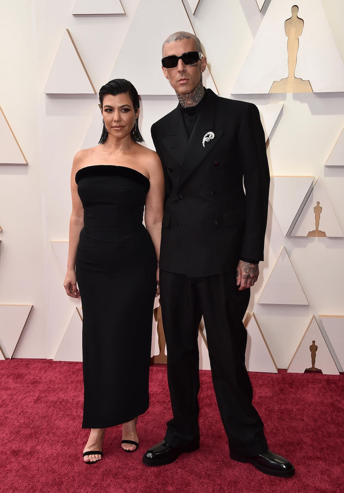 Kourtney Kardashian y Travis Braker.//Foto: AP.
