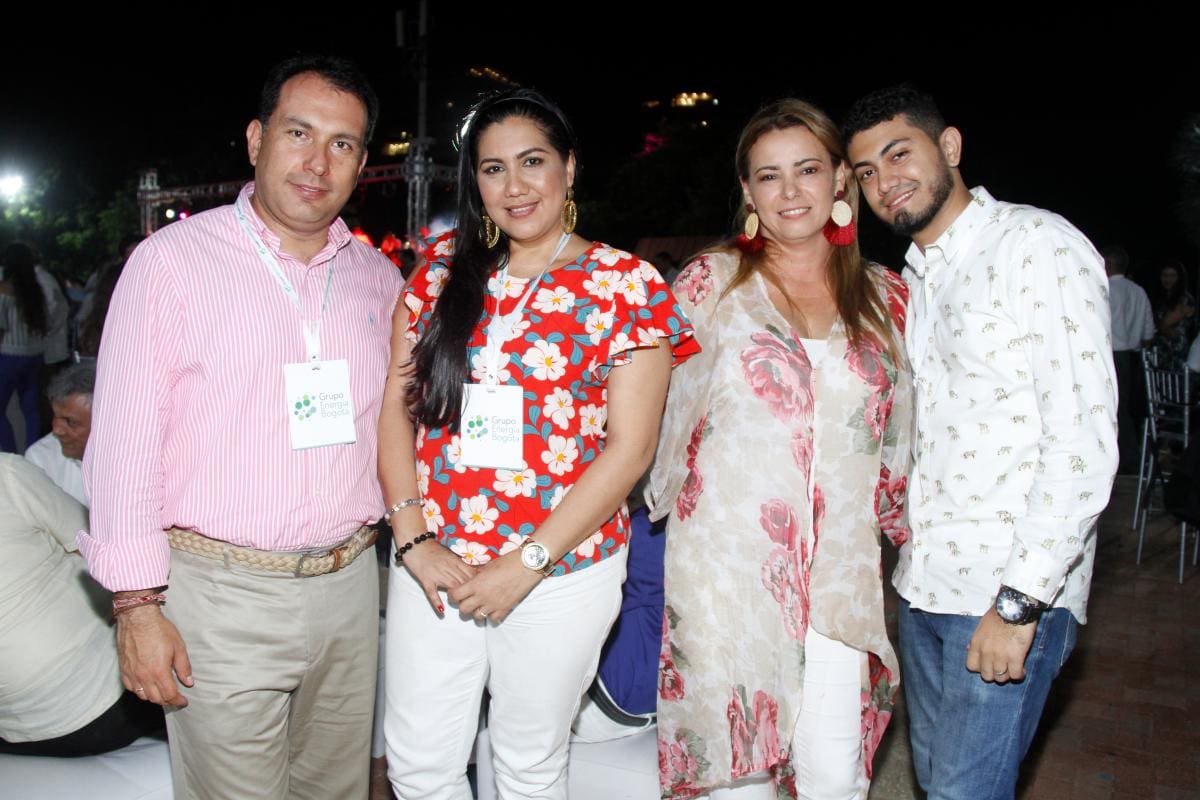 Alfredo Coral, Ivis Jiménez Cabrera, Luz Estela Solar y Andrés Felipe Ulloa.//fotos: julio castaño - el universal.