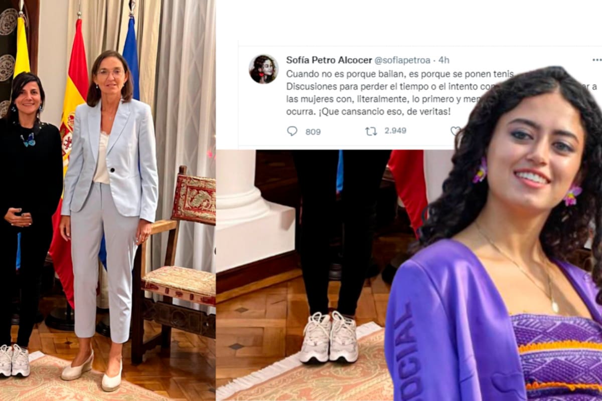 Sofía Petro defiende a la ministra con tenis, tras polémica en redes