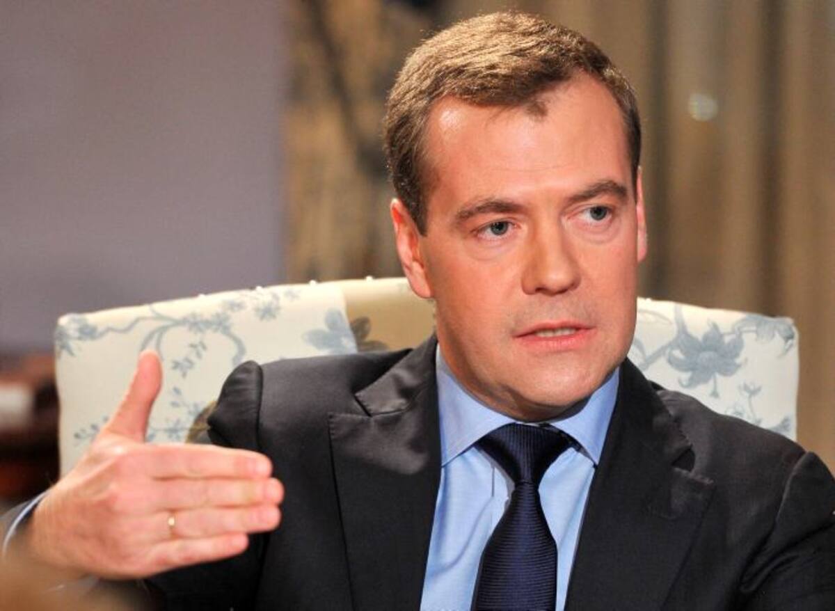 Dimitri Medvedev. AP Alexander Astafev