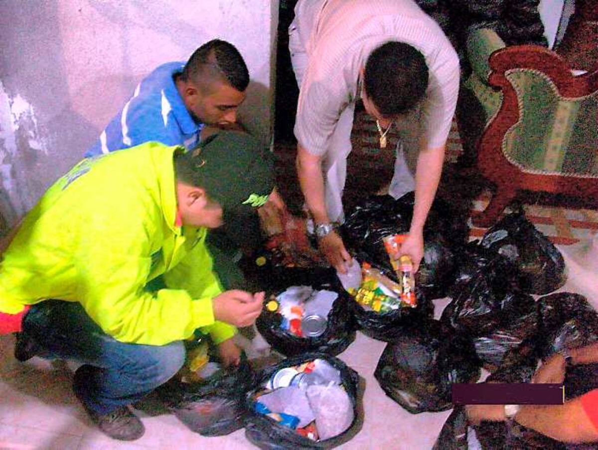 Los mercados fueron incautados en una vivienda en Sincelejo.