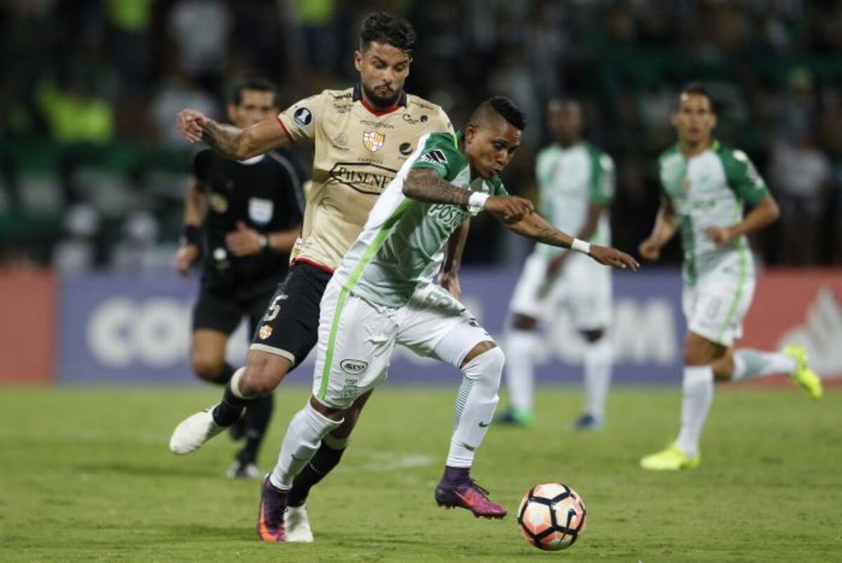Atlético Nacional, campeón defensor, no pudo superar la fase de grupos. EFE LUIS EDUARDO NORIEGA A.
