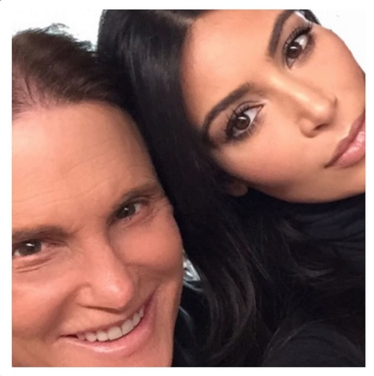 Bruce Jenner y Kim Kardashian. INSTAGRAM
