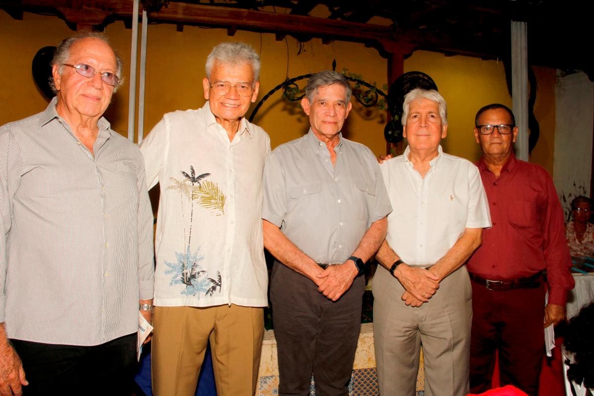 Willy Martínez, Josué Guillermo Vargas, Freddy Padilla, Álvaro Llamas y Juan Manuel Torres.