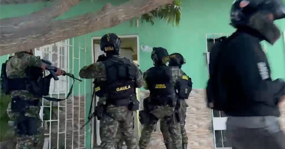 This is how the Gaula Militar Caribe struck a blow against 'Los Costeños'