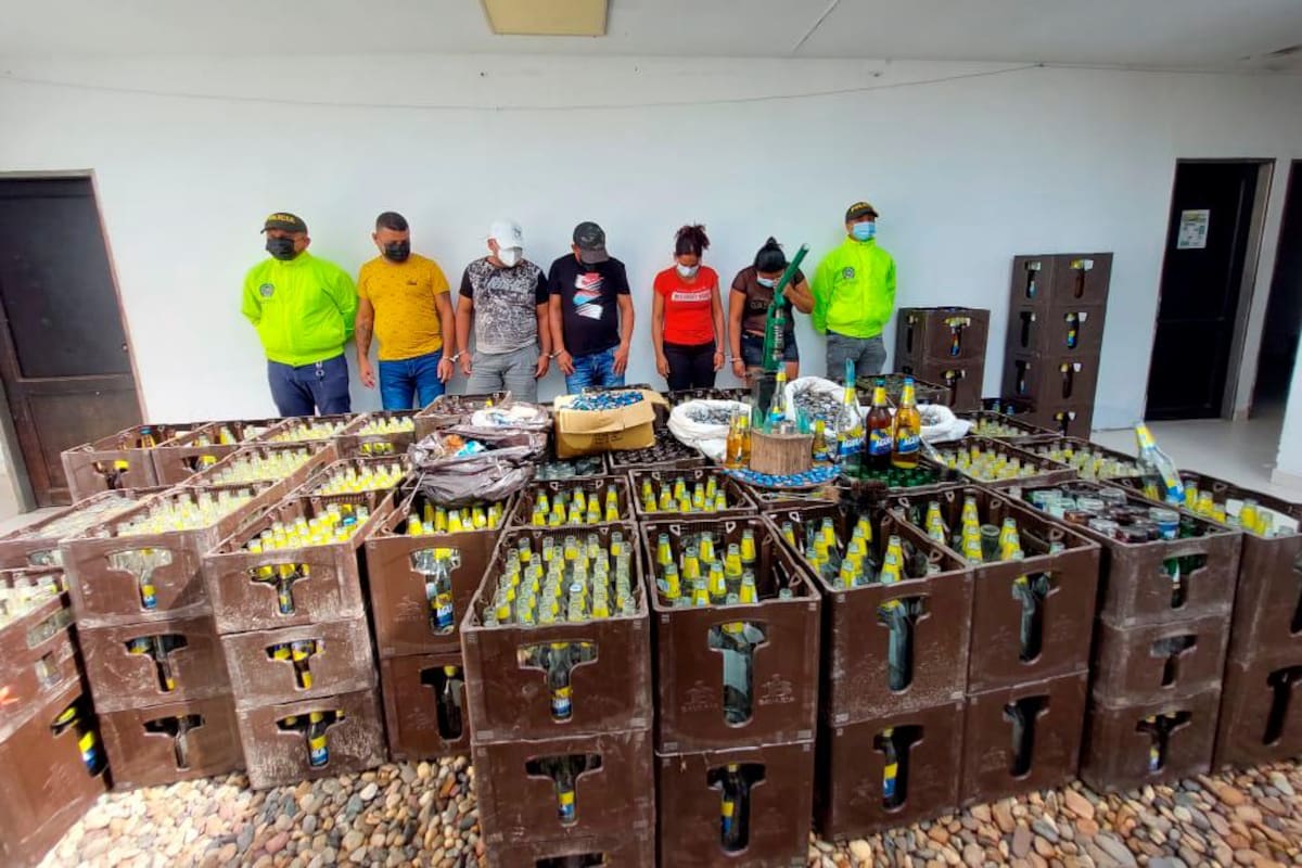 Capturados en Magangué por comercializar cervezas adulteradas