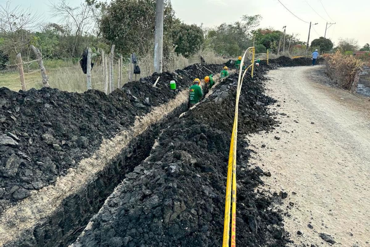 Así van las obras de construcción del acueducto de la vereda El Zapatero