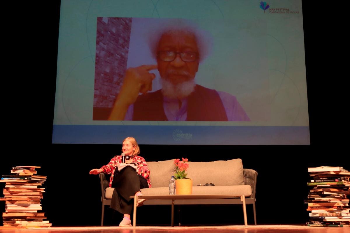Soyinka, el Nobel africano que asistió al Hay Festival de forma virtual
