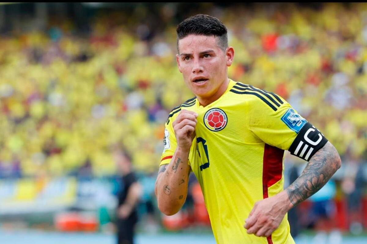 Video: golazo de James Rodríguez ante Uruguay