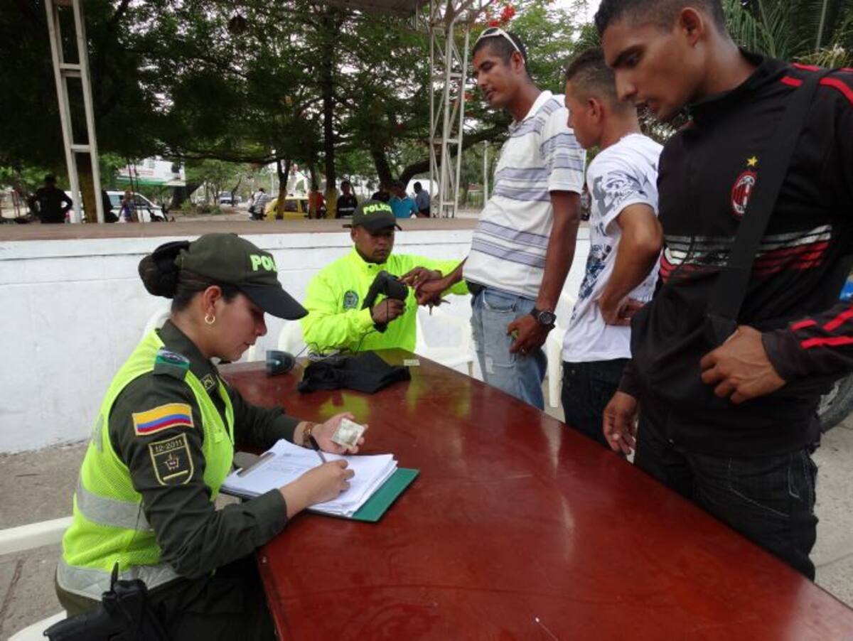 En medio de los operativos se han realizado 1.350 solicitudes de antecedentes penales. EL UNIVERSAL