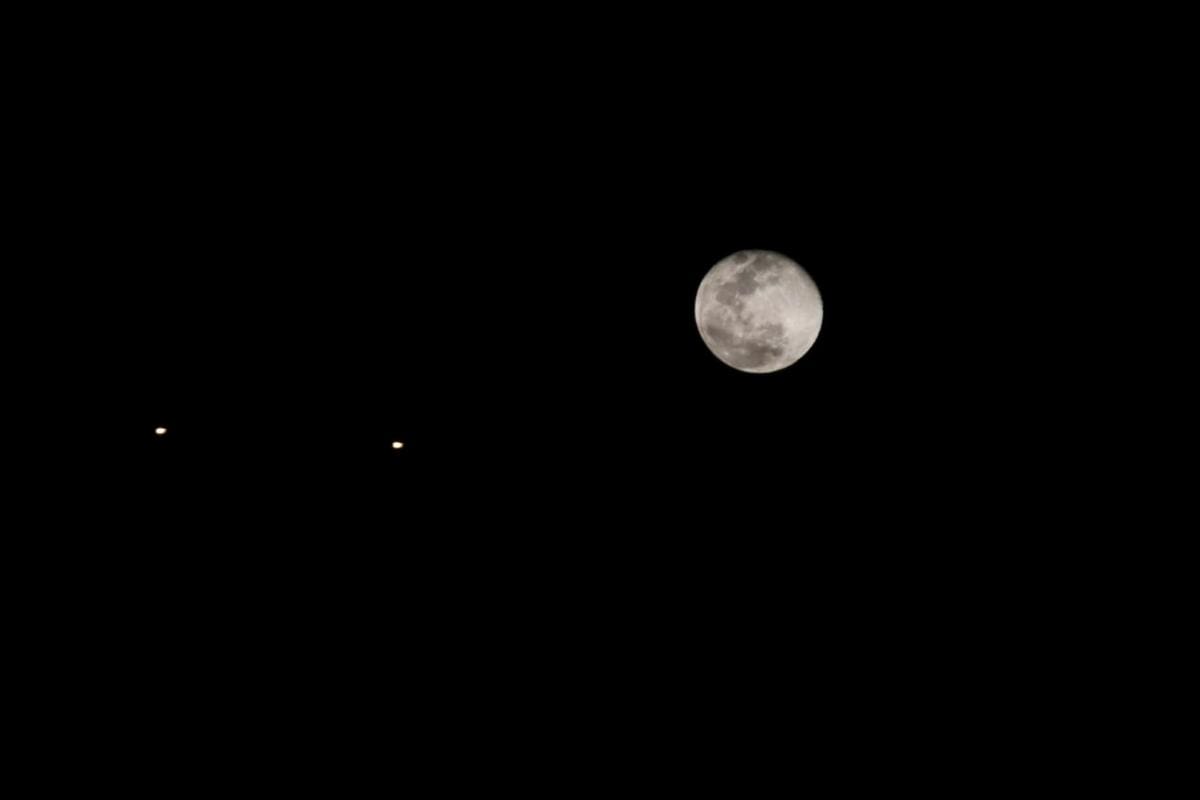 ¡Qué espectáculo! Así se ve la Luna en Cartagena este 28 de noviembre