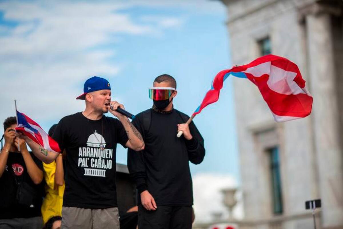 Residente llama a una nueva marcha contra el gobernador de Puerto Rico