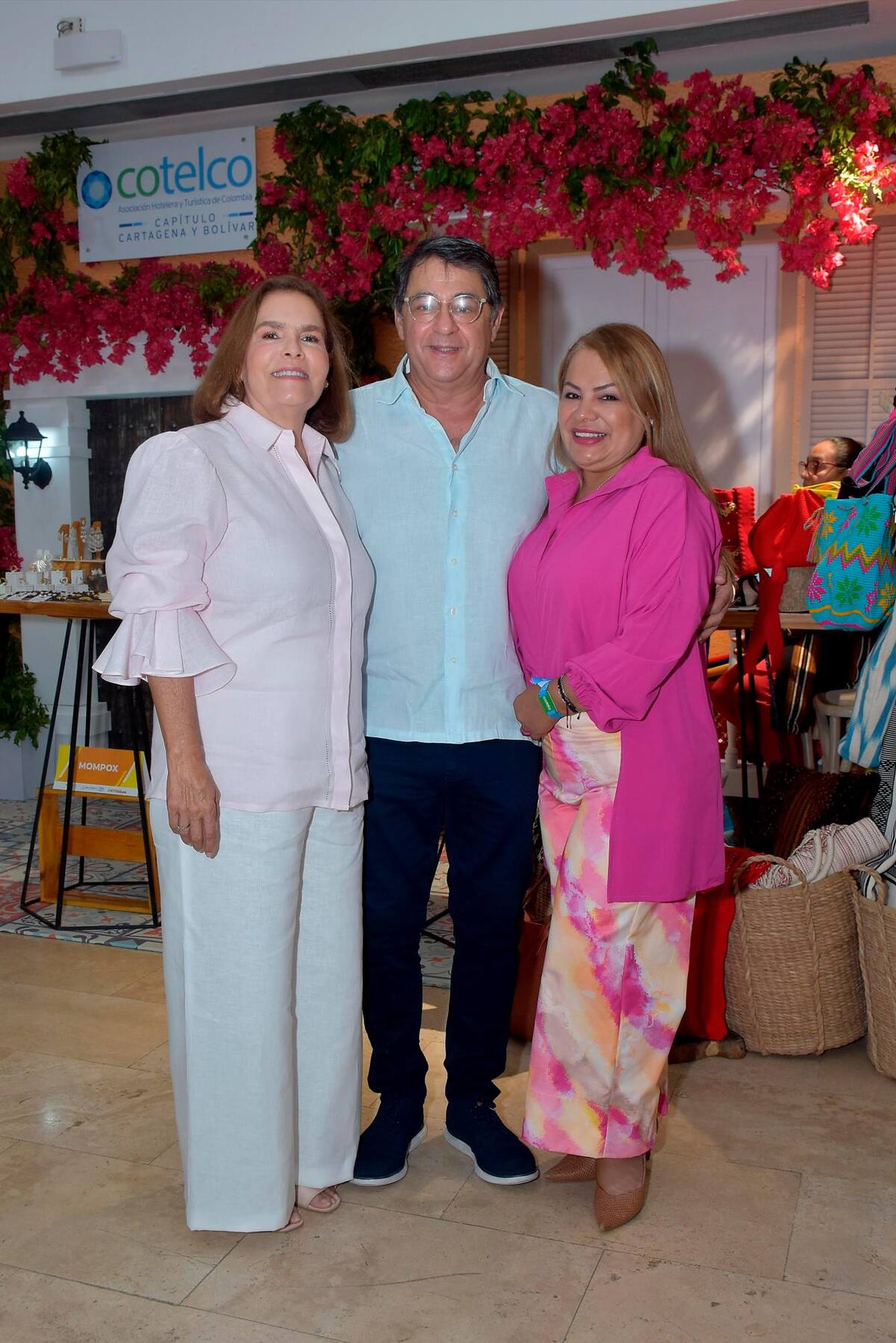 Martha Lucía Noguera, Mario Muvdi y Diana Piedad Álvarez.