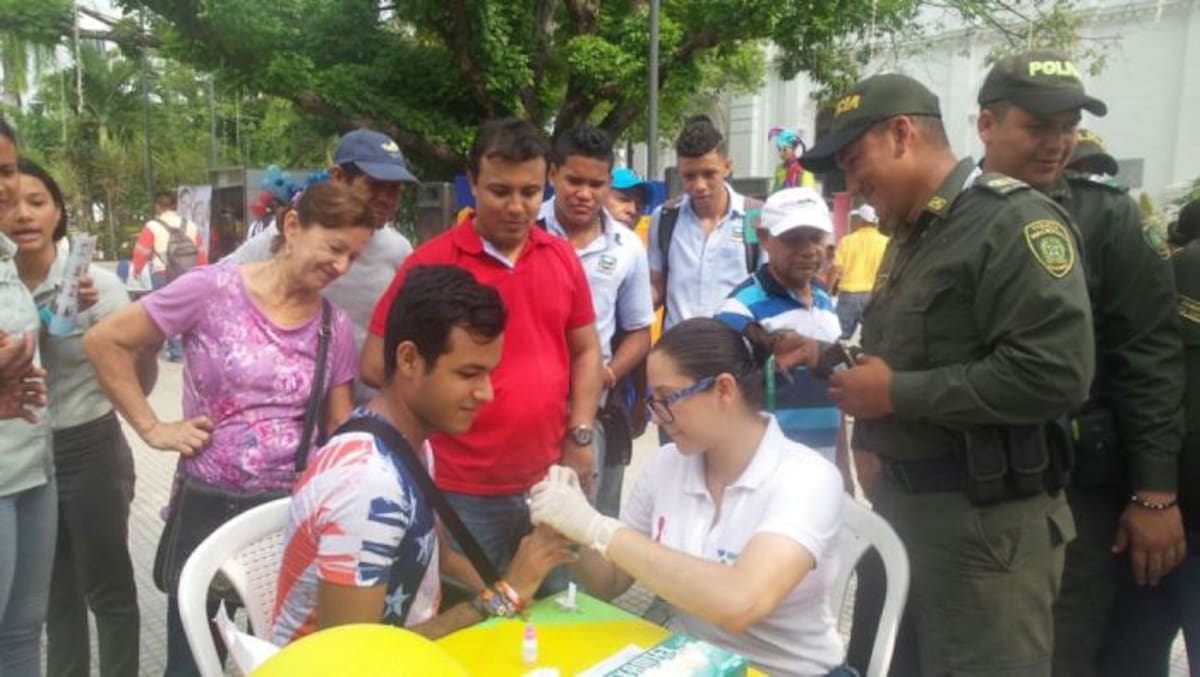 Jornada de prevención contra el VIH-Sida.