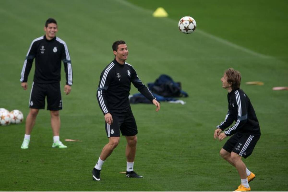 Cristiano Ronaldo está a un gol del récord de Raúl en la Champions League. AP Paul White