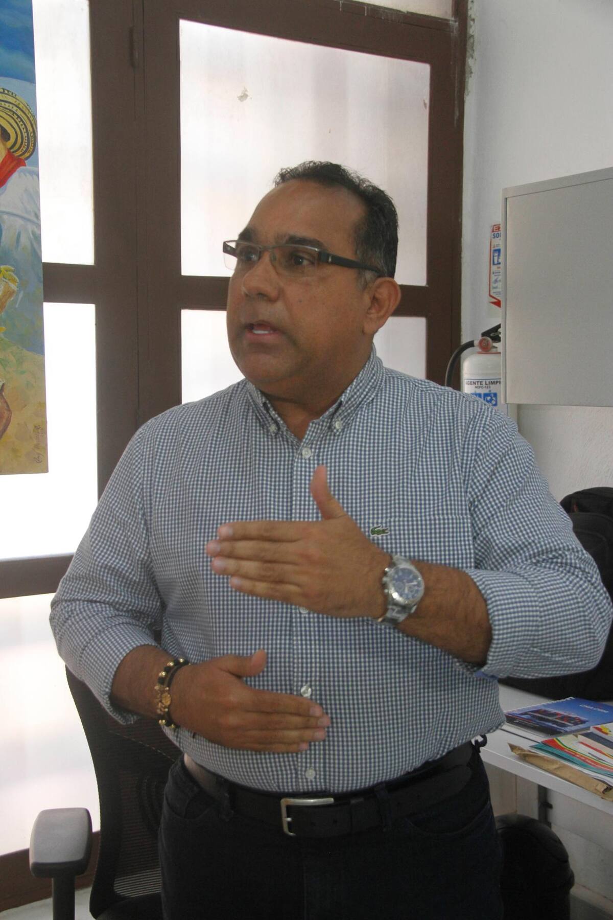 Didier Torres, director de Apoyo Logístico. //Foto: Luis Herrán - El Universal