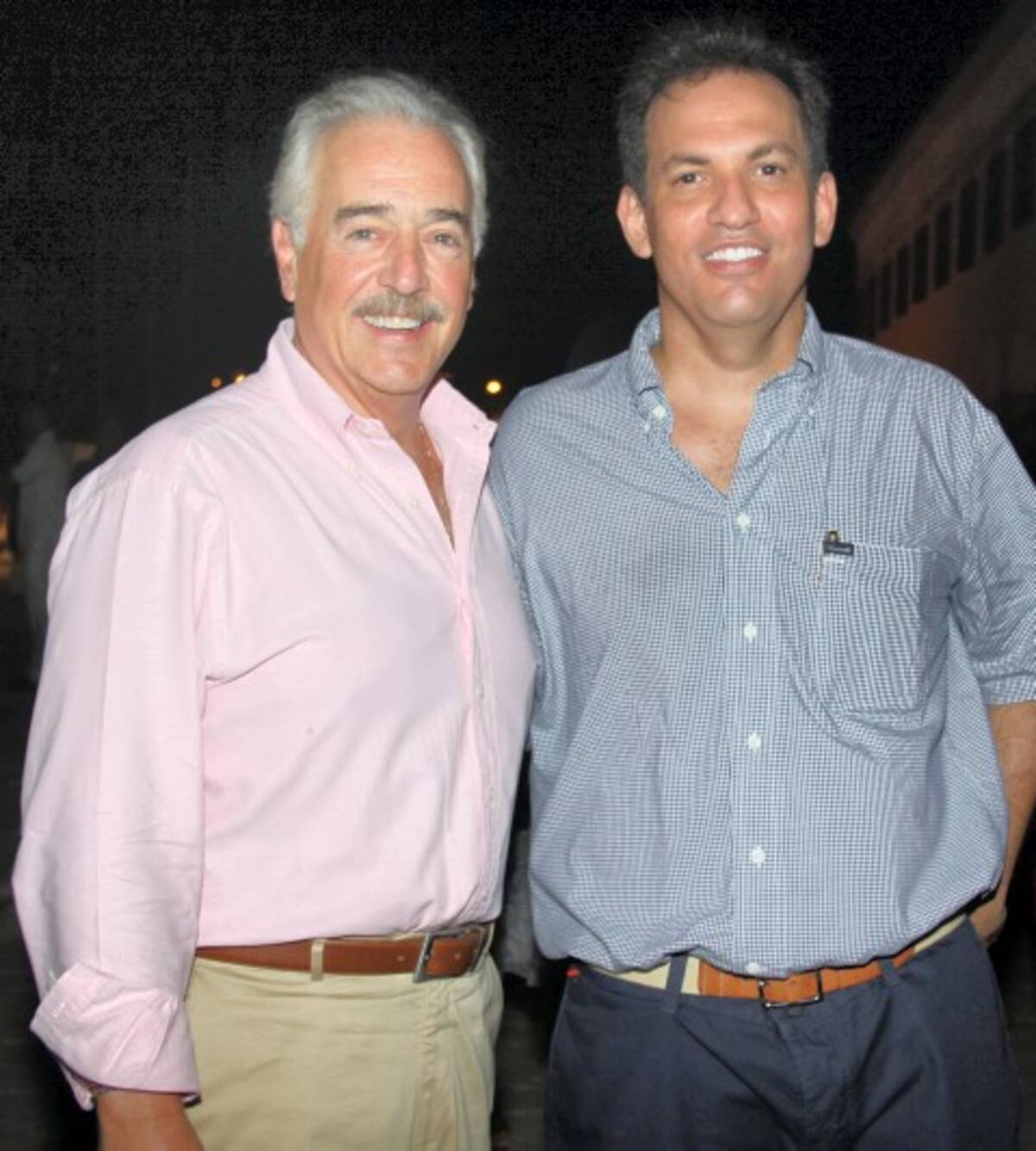 El ex presidente, Andrés Pastrana, y Juan Manuel Barraza.