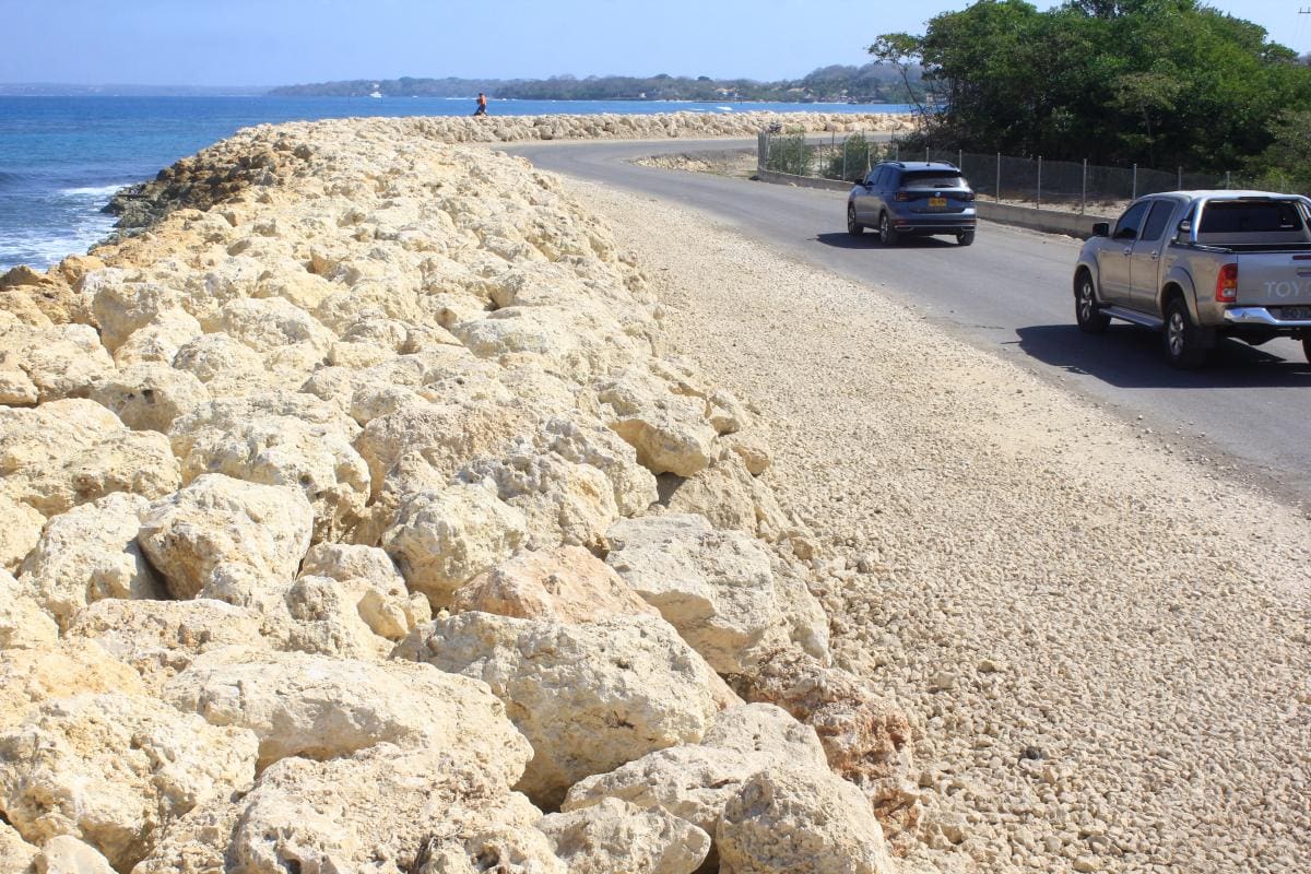 Culminaron los trabajos en el pedraplén de Playetas