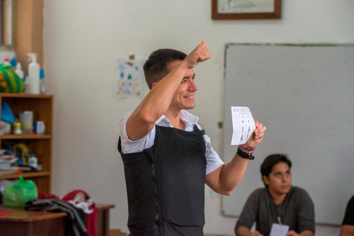El empresario Daniel Noboa nuevo presidente electo de Ecuador