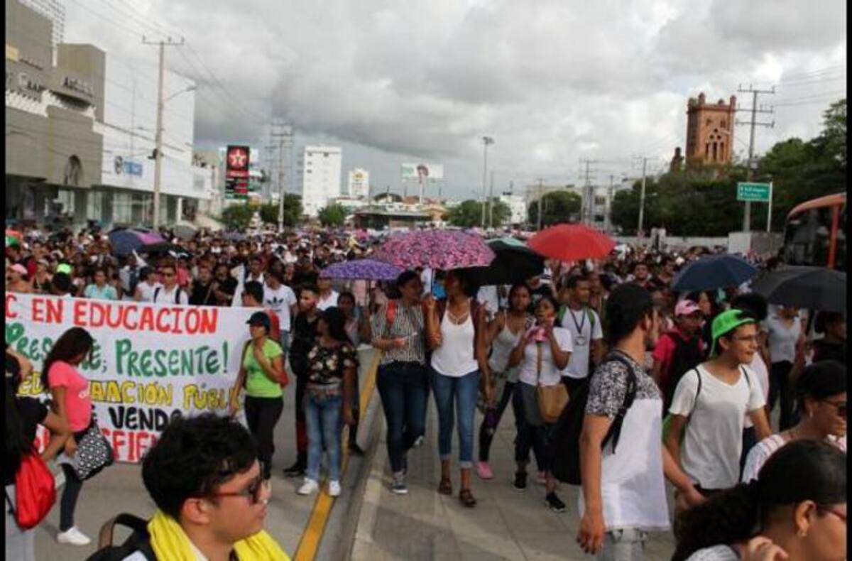 Los estudiantes programaron una nueva marcha este 17 de octubre. Archivo