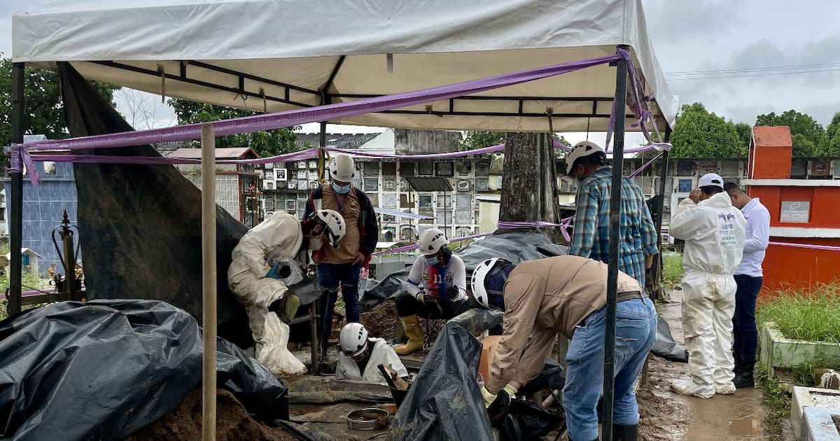 El macabro hallazgo de la JEP en un cementerio de Arauca