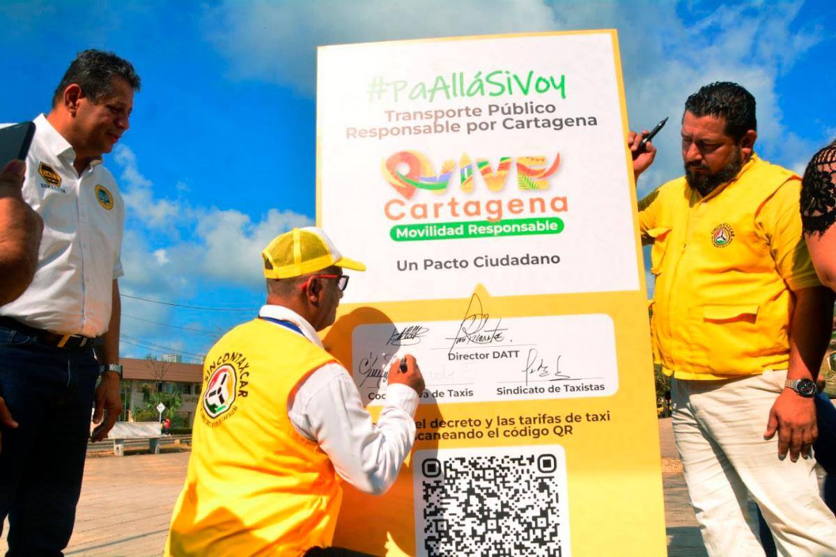 Pacto del DATT y taxistas para brindar el mejor servicio al ciudadano
