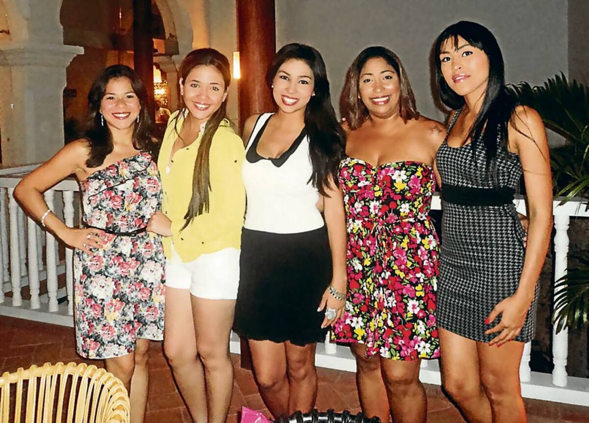 María Inés Osorio, Diana Lozano, Tamaika Muñoz y Johana Montes. Archivo particular