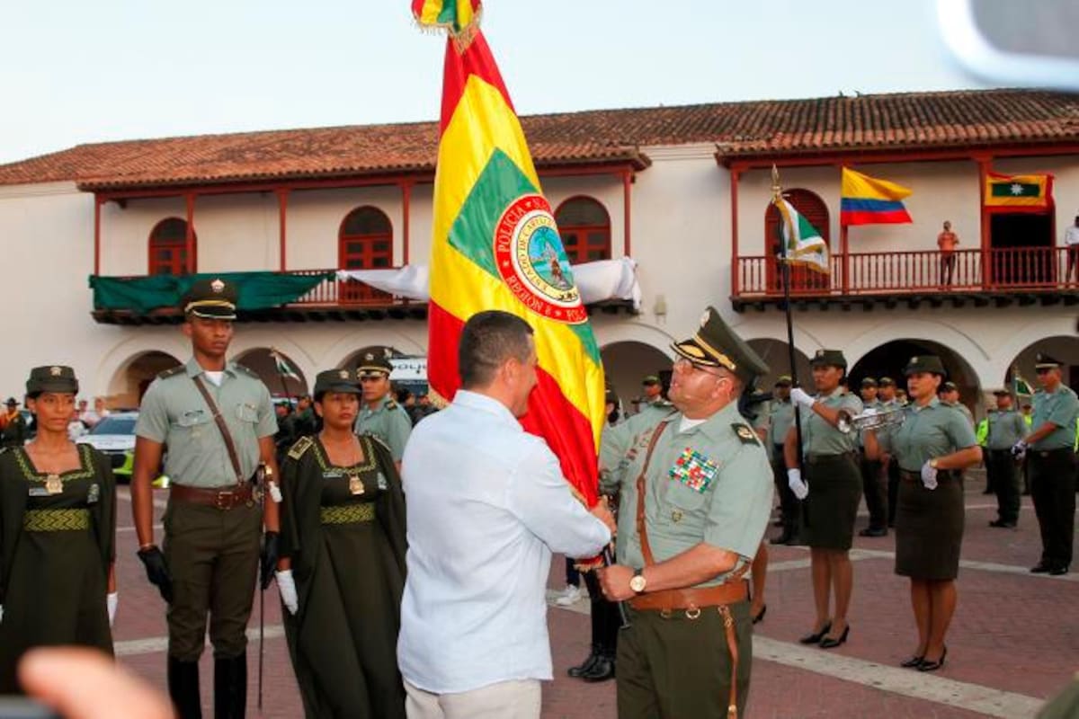 Gelver Peña, nuevo comandante de la Policía Metropolitana de Cartagena