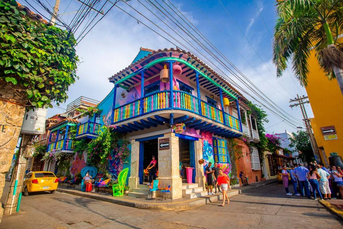 Coloridas, así son las casas del mejestuoso barrio Getsemaní de Cartagena. Fotos El Universal