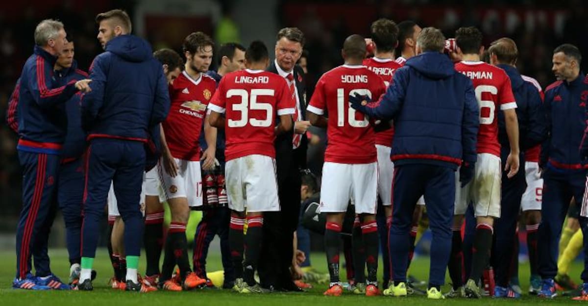 Manchester United no pudo continuar en la Copa de la Liga. AFP NIGEL RODDIS