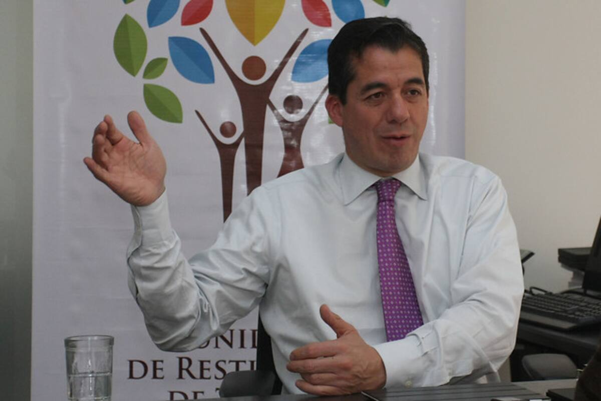 Ricardo Sabogal Urrego, director General de la Unidad de Restitución de Tierras creada por la Ley de Víctimas. COLPRENSA