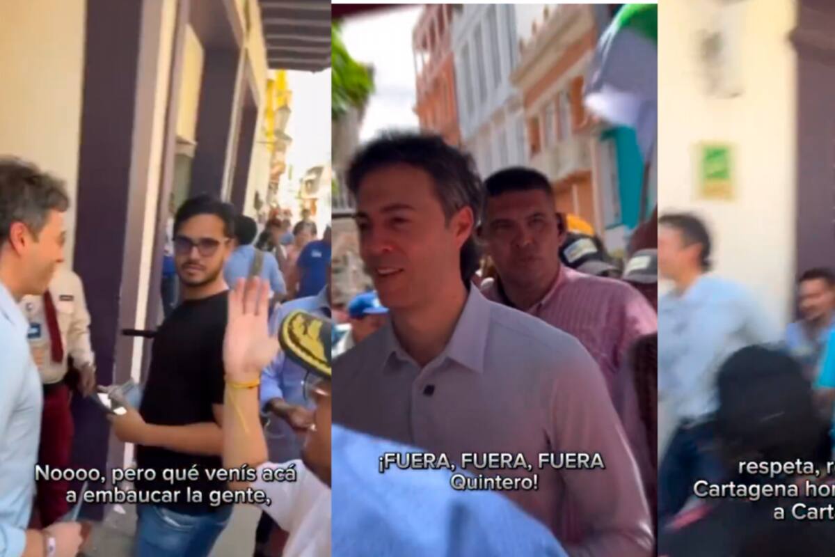 Video: Así abuchearon a Daniel Quintero en el Centro Histórico de Cartagena