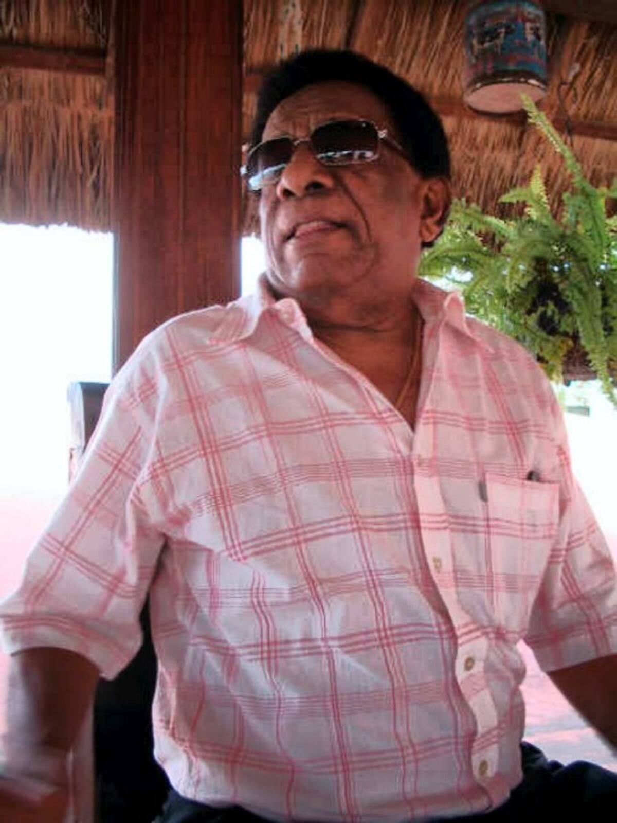 El gran músico Calixto Ochoa.
