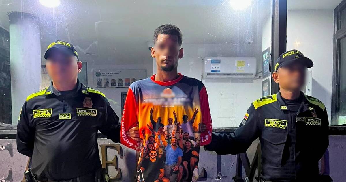 Cae alias ‘Caracas’ tras robar cadena de oro y celular a un turista en Cartagena