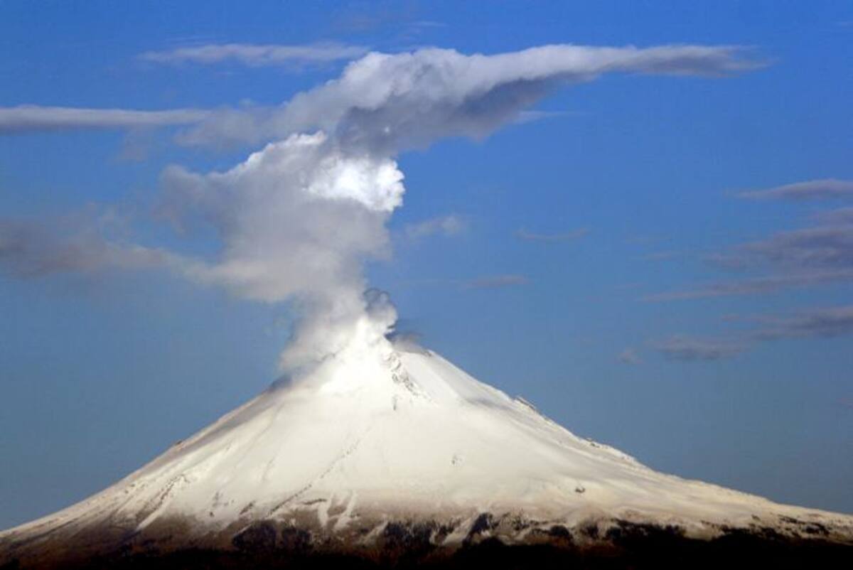 Volcán Popocatépetl de México. AFP Ronaldo Schemidt