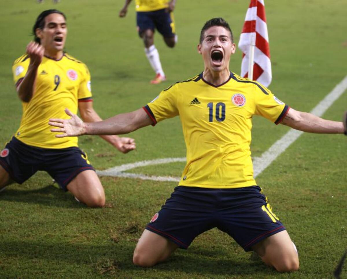 James Rodríguez y Radamel Falcao García. ARCHIVO