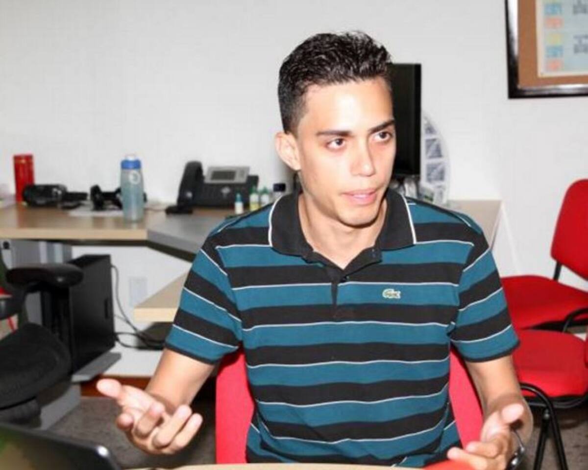 Jorge Sebastían Martínez, líder del Movimiento Estudiantil por la Paz. Oscar Díaz-El Universal