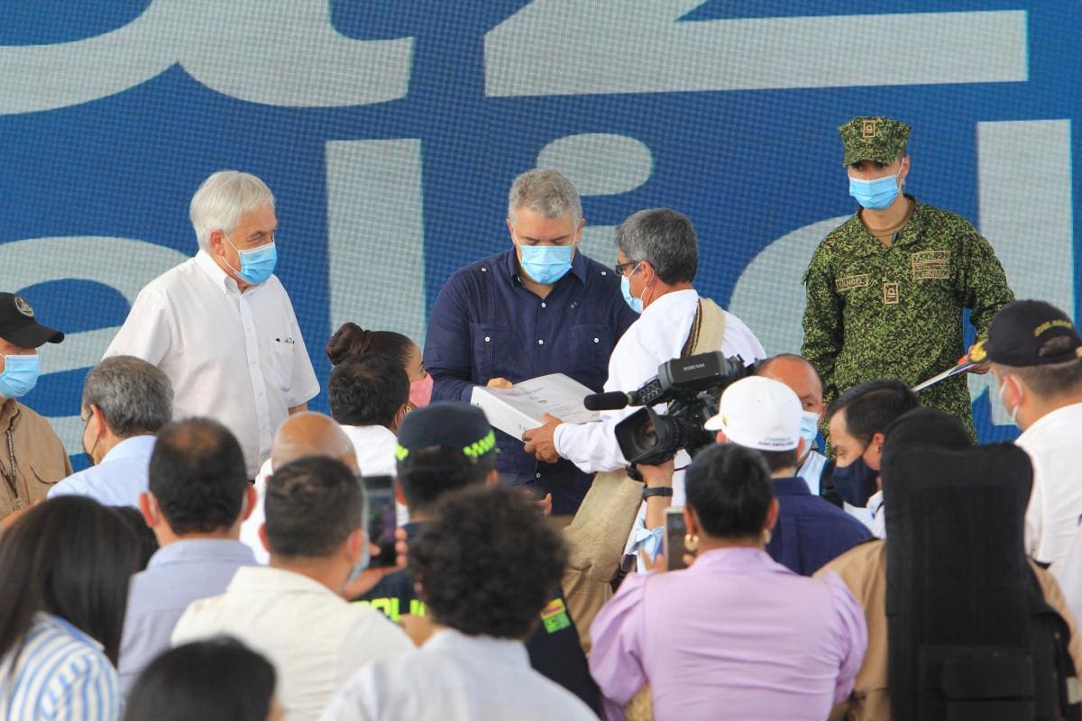 El 24 de septiembre, el alcalde le entregó el proyecto al presidente Duque en un acto simbólico.