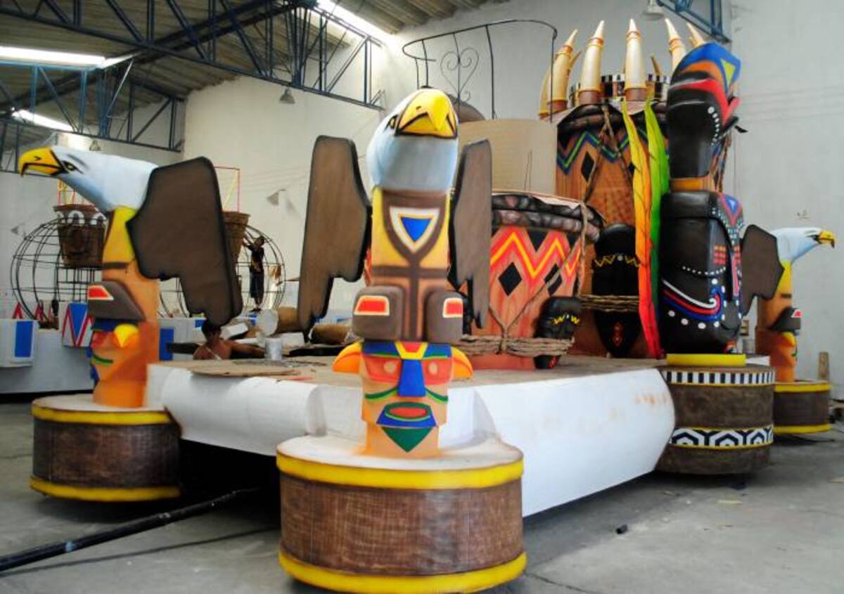 Carroza homenaje al Joe. Cortesía QHubo Barranquilla