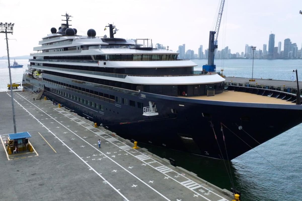 Uno de los cruceros más lujosos del mundo duerme este martes en Cartagena