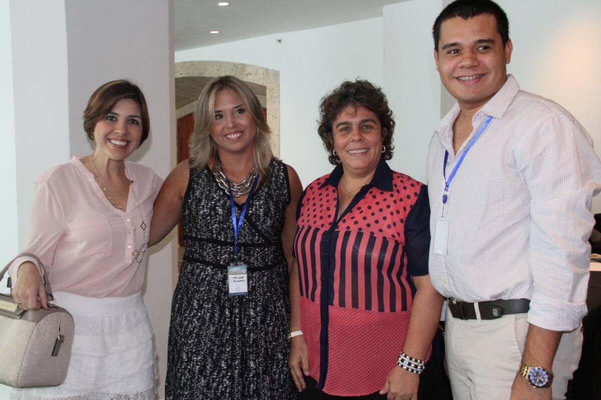 Diana Mesa, María José Esmeral, Nancy Chaljub y Andrés Rico.