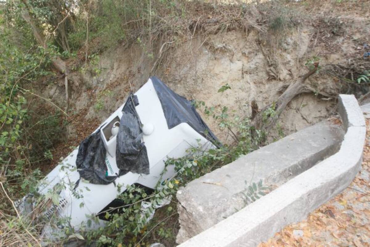 El accidente no dejó víctimas. Julio Castaño-El Universal