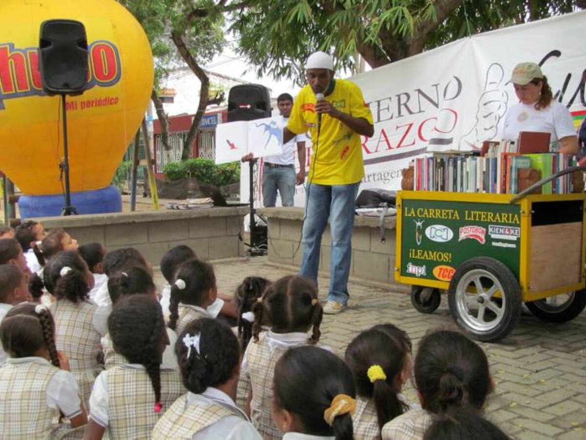 La estrategia reunió a más de 500 niños de los barrios de Cartagena. CORTESÍA