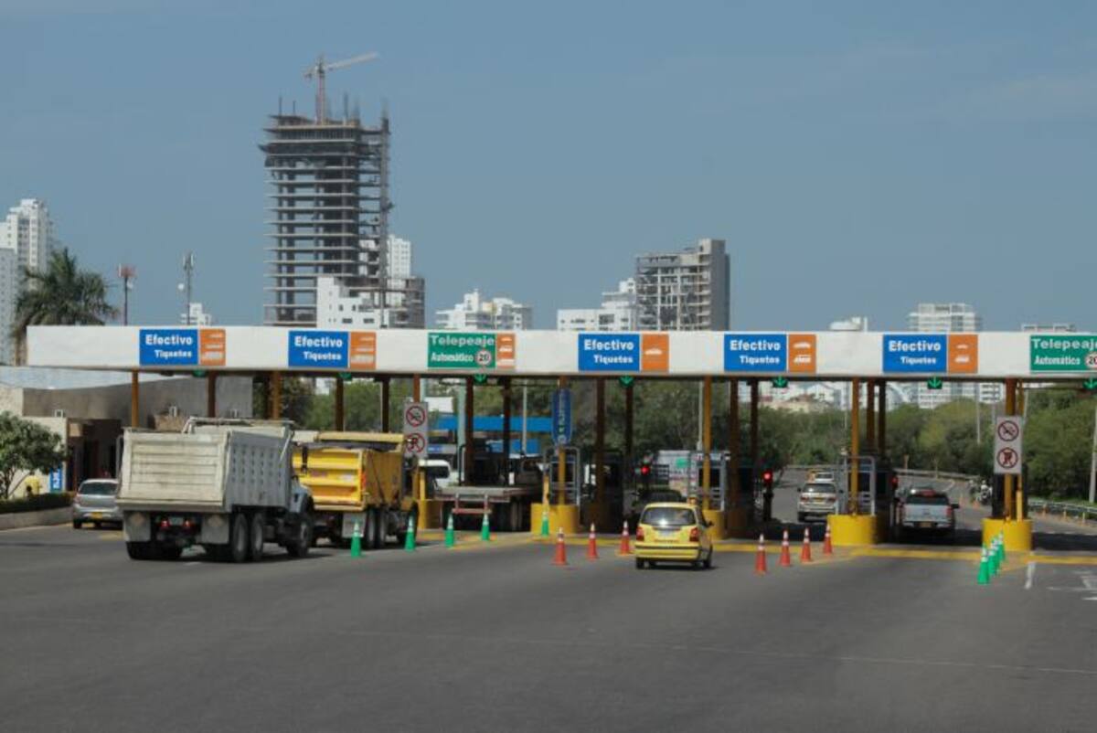 Peaje de Manga. Archivo.