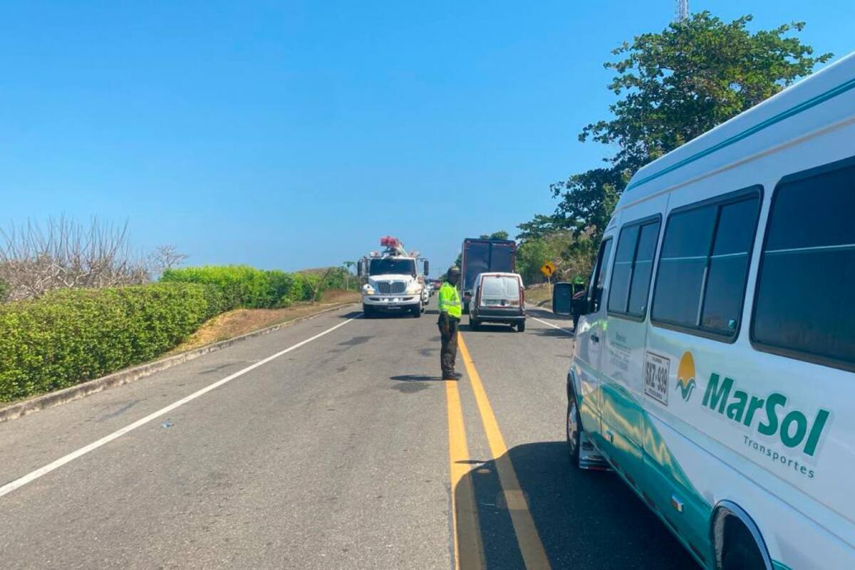 Se levanta el bloqueo en la Vía del Mar tras protesta en Arroyo Grande