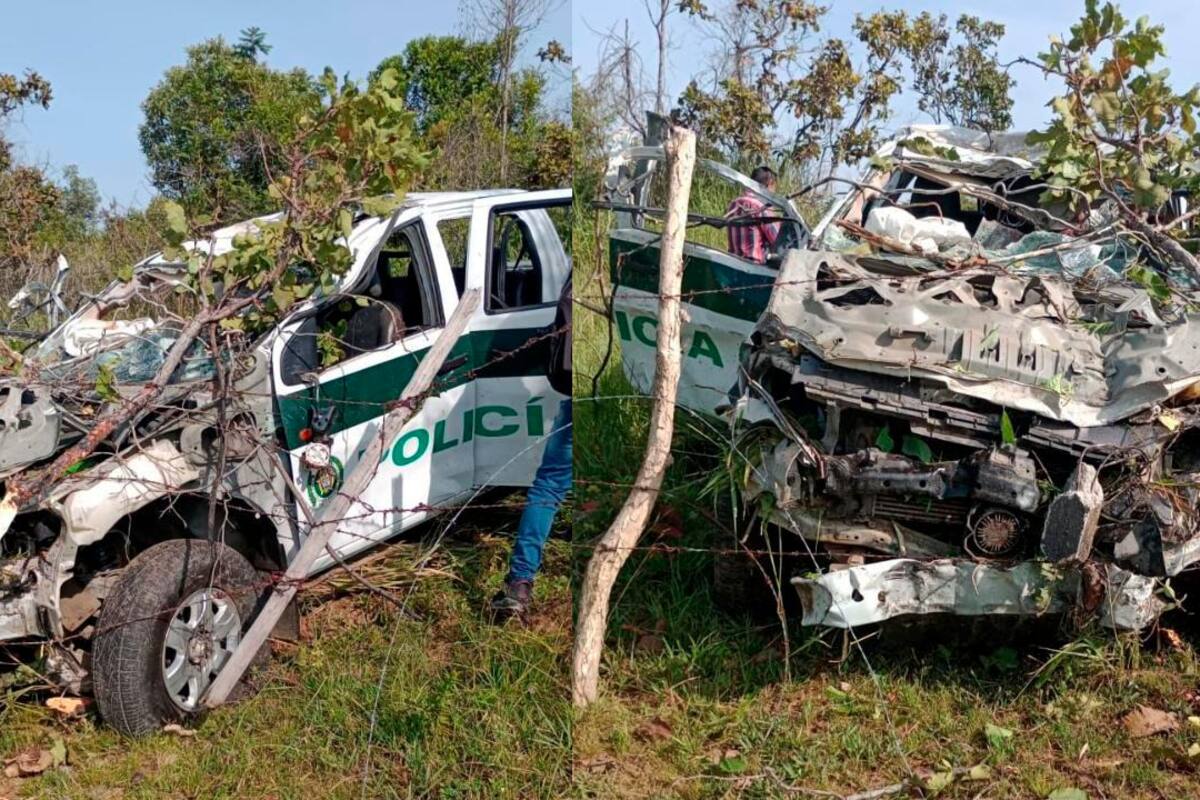 Atención: dos policías muertos en atentado contra patrulla en el Meta