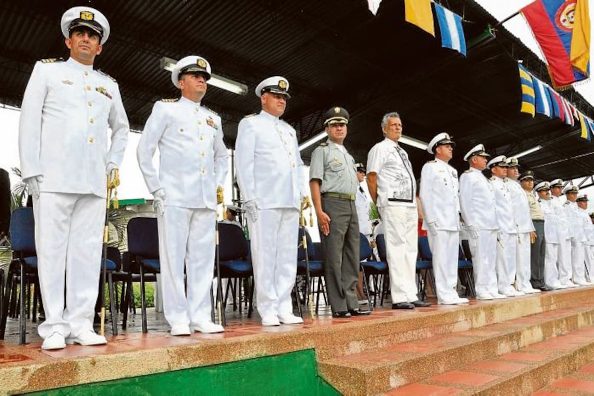 La ceremonia contó con la presencia de la cúpula de la Armada Nacional, el gobernador de Sucre, César Guerra Tulena y el comandante de la Policía Sucre, coronel Julián González.
