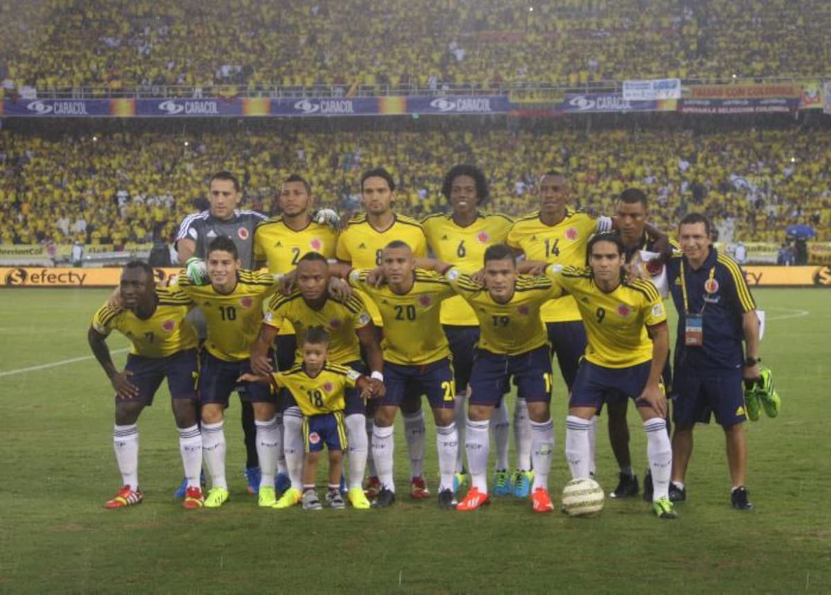 Colombia encabezaría un grupo del Mundial de fútbol si se mantiene en los siete primeros puestos del ránking de la FIFA. ÓSCAR DÍAZ - EL UNIVERSAL