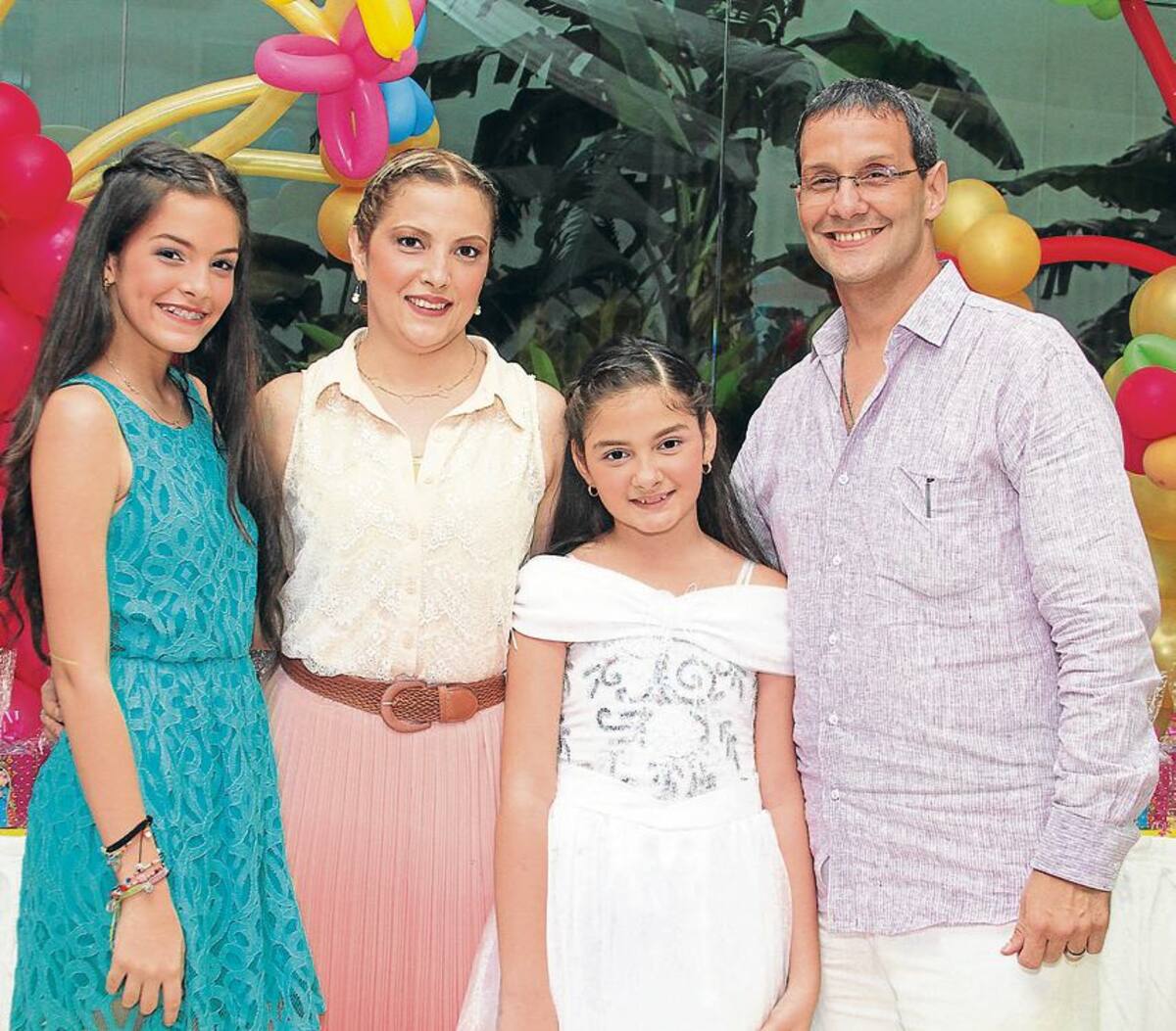 Alejandra Angulo, Margarita Consuegra, Francesca Angulo y Antonio Angulo. FOTOS MARUJA PARRA/EL UNIVERSAL/