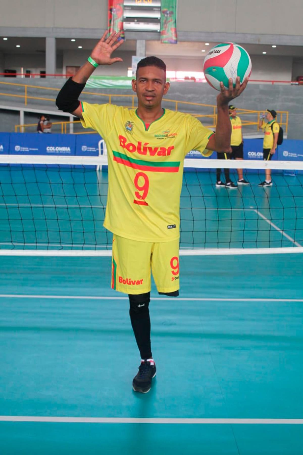 A Amet Ospino le encanta el voleibol sentado. //Foto: ÓSCAR DÍAZ - EL UNIVERSAL.